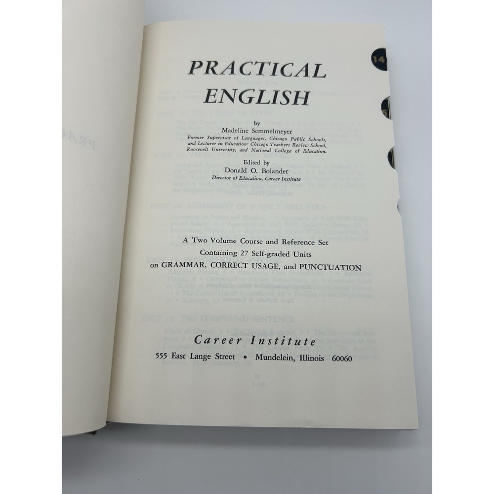 Vintage 1965 - Practical English: A Complete Self-Correcting Course Volume 2 MCM - Picture 6 of 10